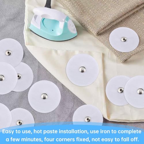 CALIDAKA 12 Pairs Duvet Snaps with Storage Strap