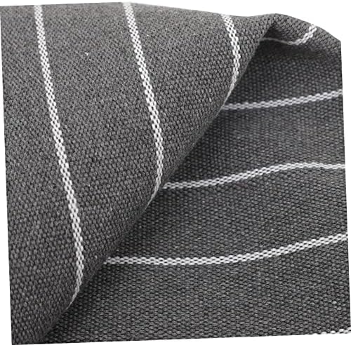 Cabilock Anti-Skid Pillow Covers Breathable Washable Gray Stripes
