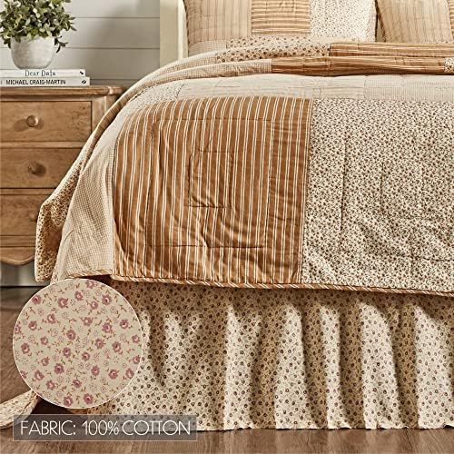 VHC Brands Camilia King Bed Skirt 78x80x16