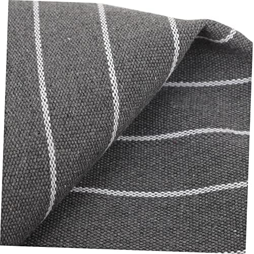 CONGARTENO 2pcs Breathable Skid Pillow Towels with Grey Stripe Design