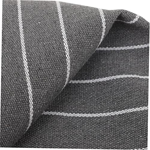 2pcs Gray Stripe Skid Pillow Protectors Breathable Travel Pillowcase Towels